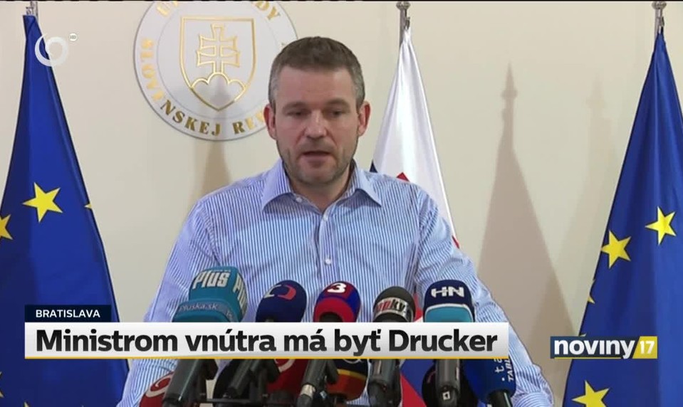 Ministrom vnútra má byť Drucker