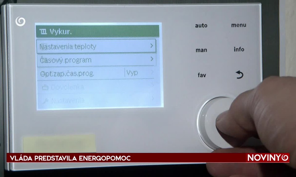 VLÁDA PREDSTAVILA ENERGOPOMOC