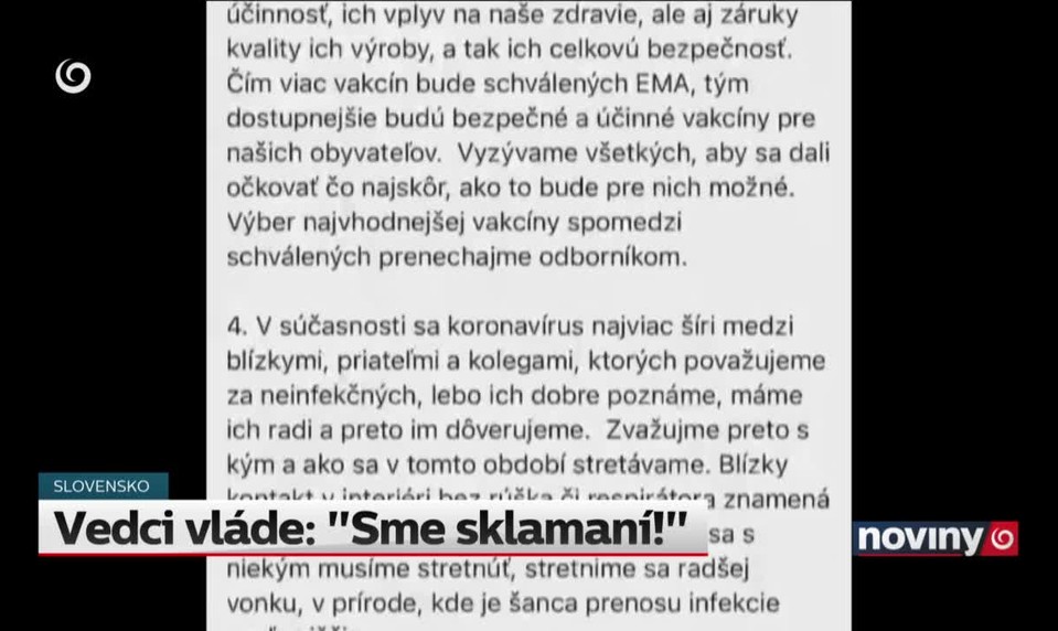 Vedci vláde: "Sme sklamaní!"
