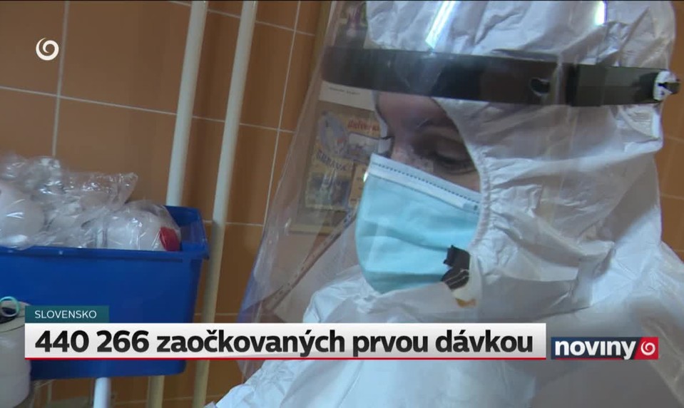440 266 zaočkovaných prvou dávkou