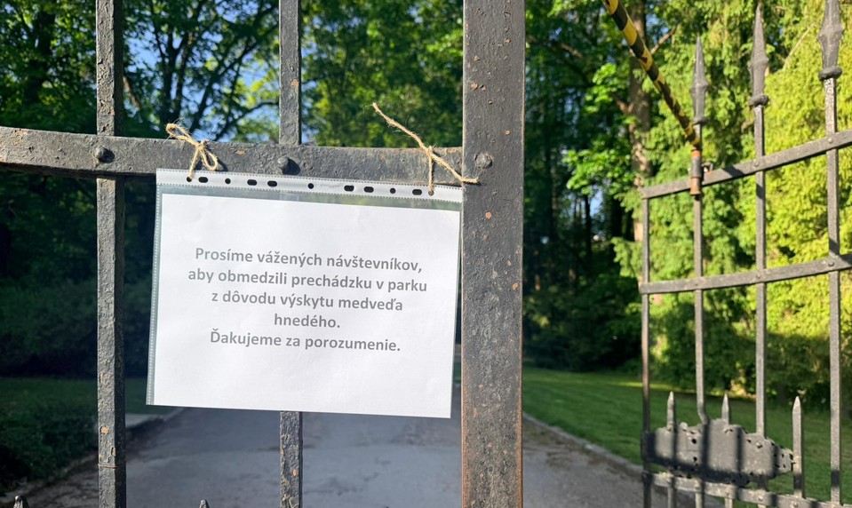 Pri kaštieli Betliar zaznamenali medveďa. Park uzatvorili a prehľadáva ho zásahový tím