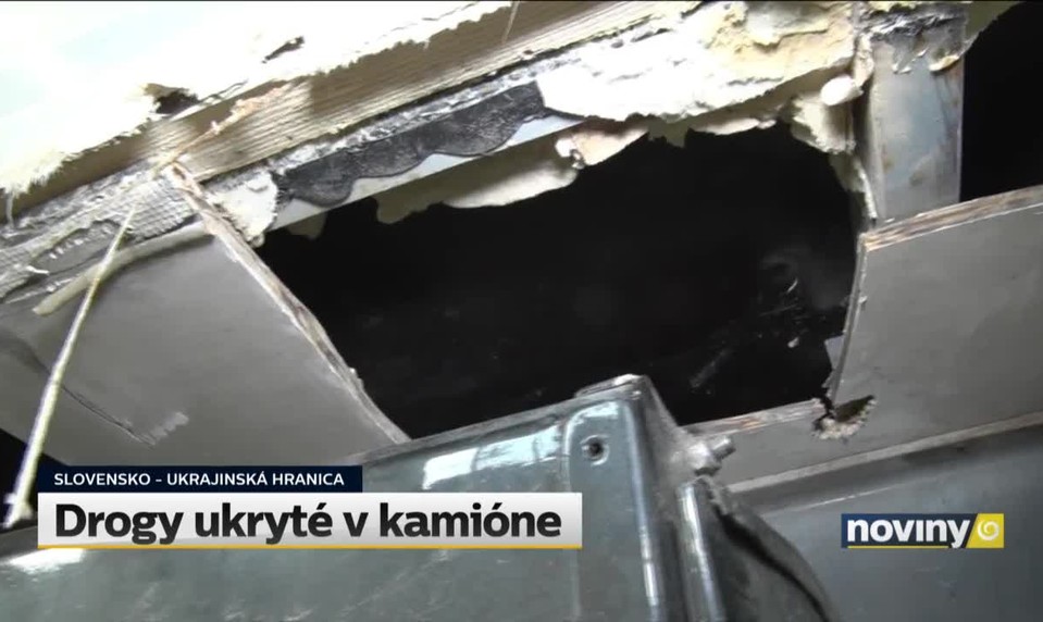 Drogy ukryté v kamióne