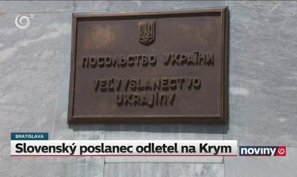 Slovenský poslanec odletel na Krym