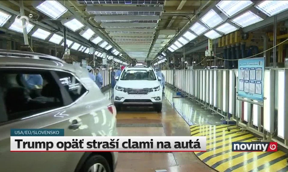 Trump opäť straší clami na autá