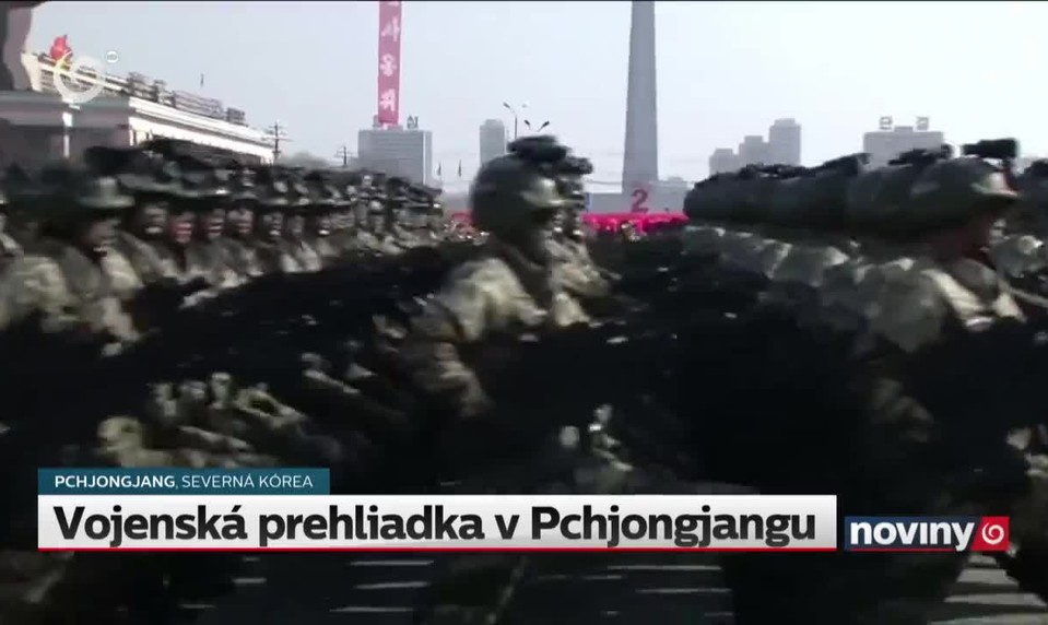 Vojenská prehliadka v Pchjongjangu