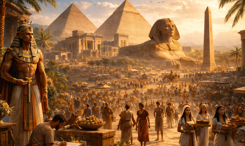 Takto vyzeral staroveký Egypt podľa umelej inteligencie