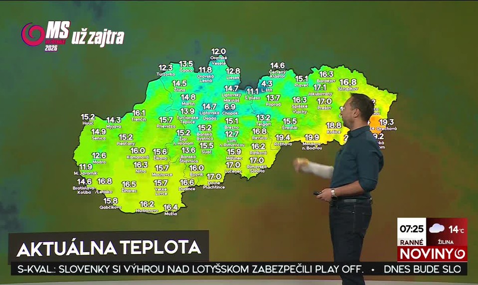 Počasie s Michalom HAZLINGEROM