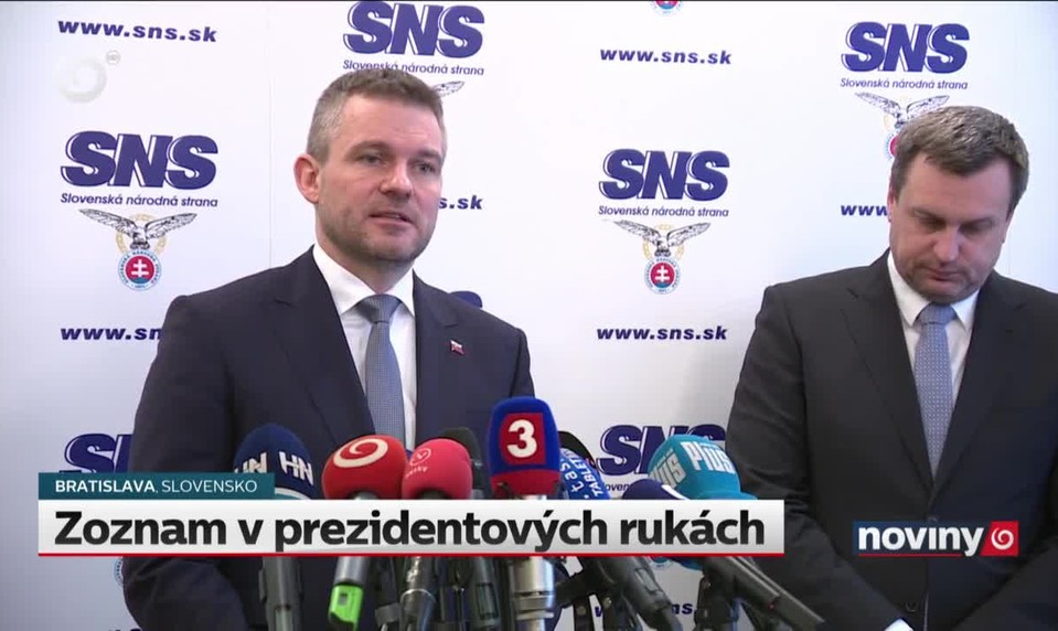 Zoznam v prezidentových rukách
