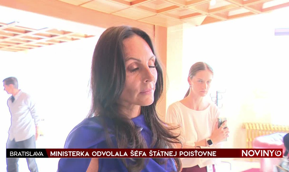 MINISTERKA ODVOLALA ŠÉFA ŠTÁTNEJ POISŤOVNE