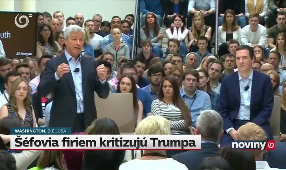 Šéfovia firiem kritizujú Trumpa