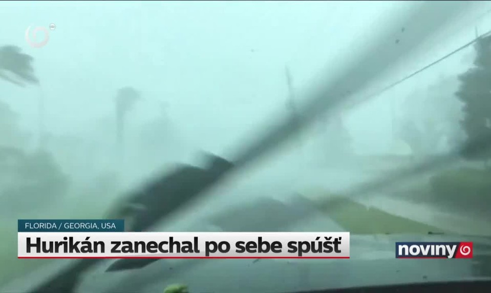 Hurikán zanechal po sebe spúšť