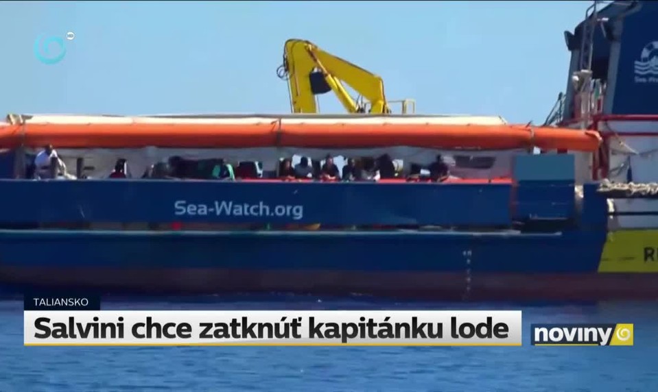Salvini chce zatknúť kapitánku lode