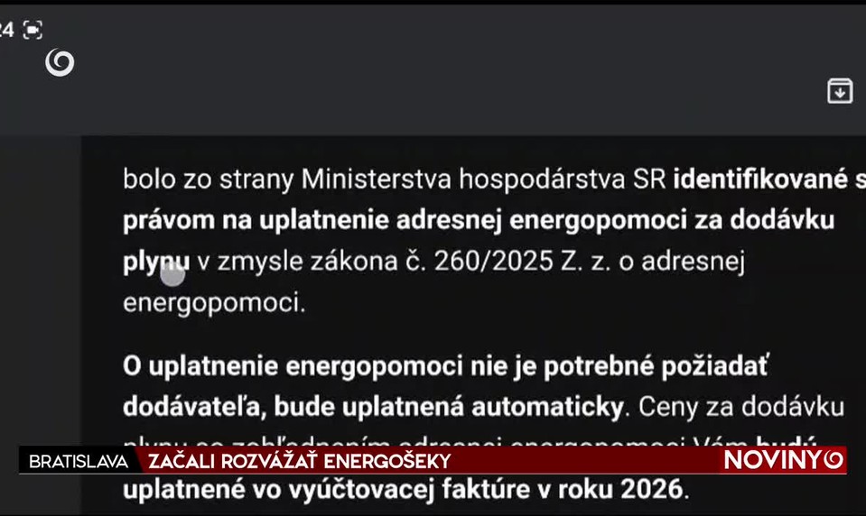 ZAČALI ROZVÁŽAŤ ENERGOŠEKY