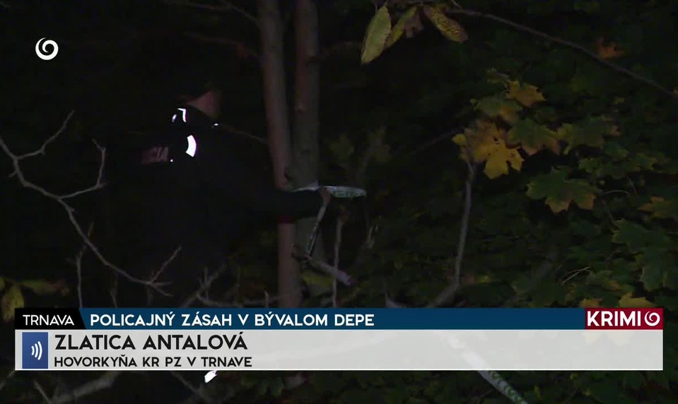POLICAJNÝ ZÁSAH V BÝVALOM DEPE