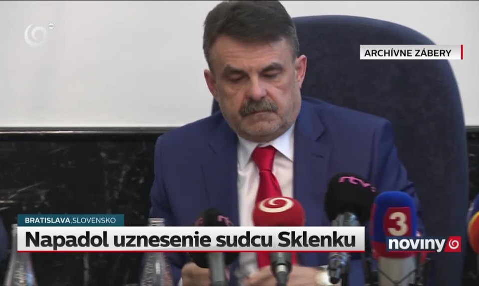 Napadol uznesenie sudcu Sklenku