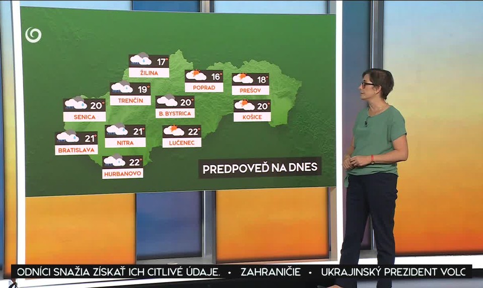 Počasie s Miriam JAROŠOVOU