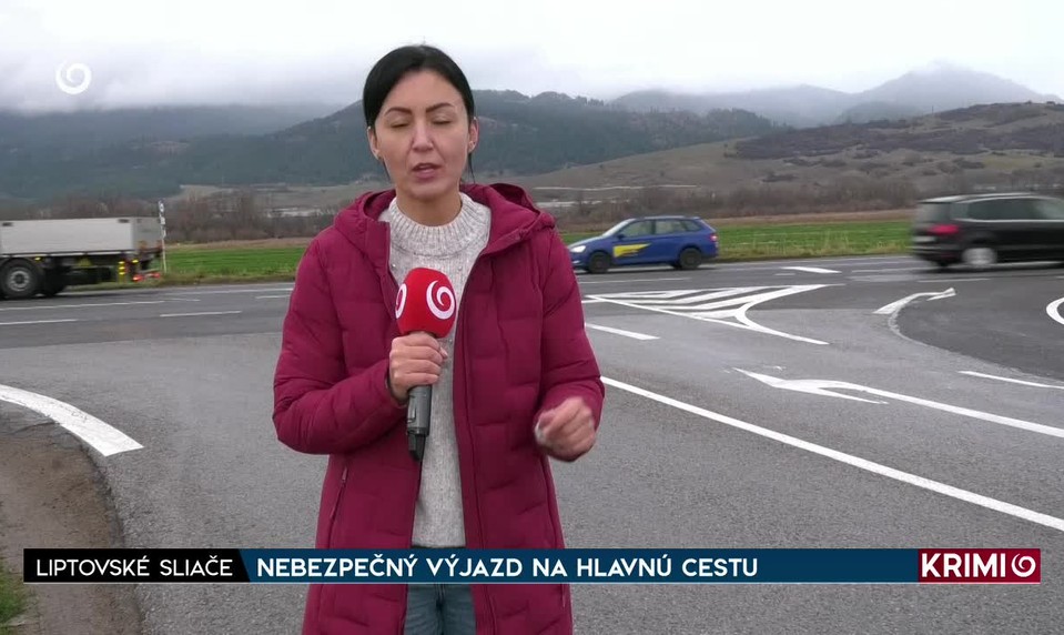 NEBEZPEČNÝ VÝJAZD NA HLAVNÚ CESTU