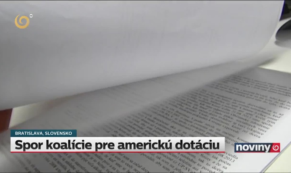 Spor koalície pre americkú dotáciu