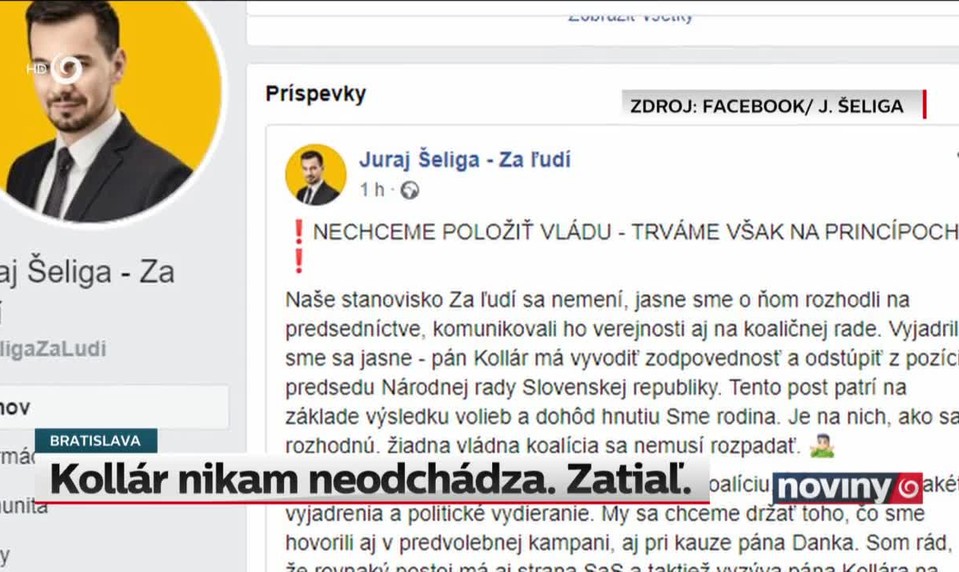 Kollár nikam neodchádza. Zatiaľ.