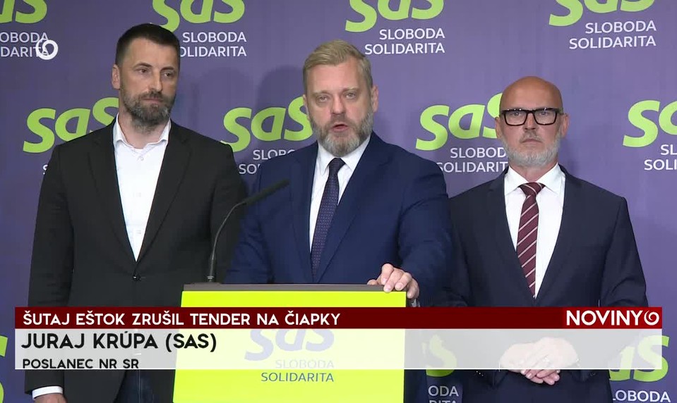 ŠUTAJ EŠTOK ZRUŠIL TENDER NA ČIAPKY