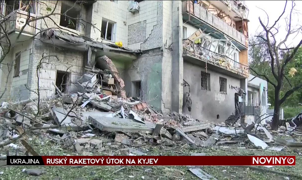 RUSKÝ RAKETOVÝ ÚTOK NA KYJEV