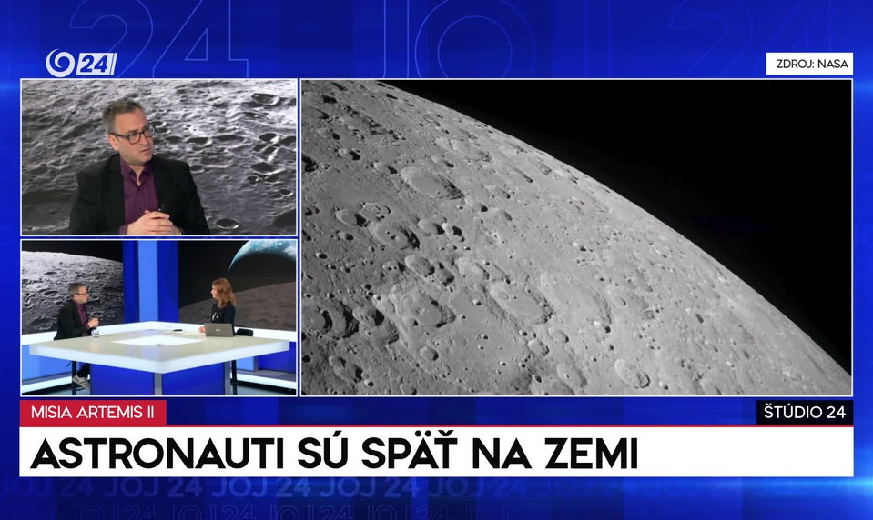 Štúdio 24: Astronauti sú späť na Zemi