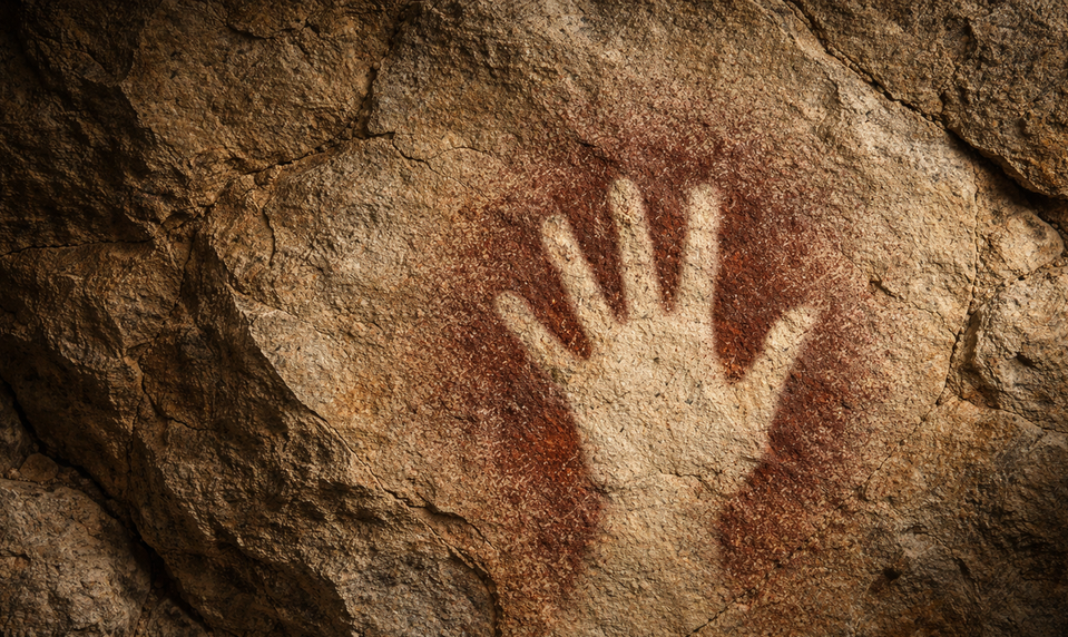 Tento nenápadný odtlačok mení pohľad na praveké umenie