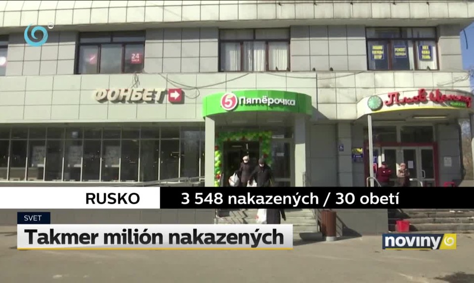 Takmer milión nakazených