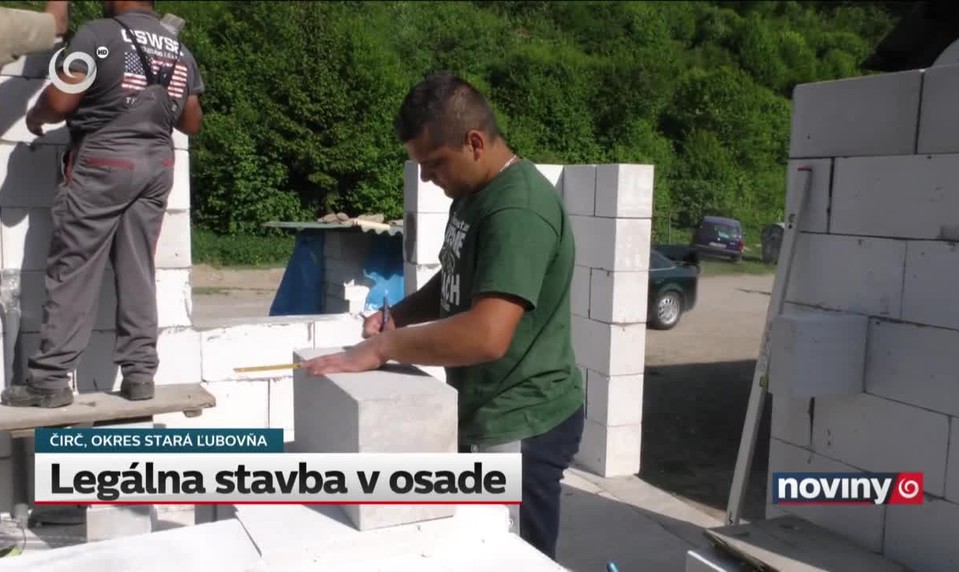 Legálna stavba v osade