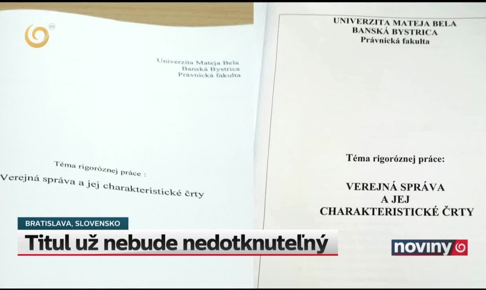 Titul už nebude nedotknuteľný