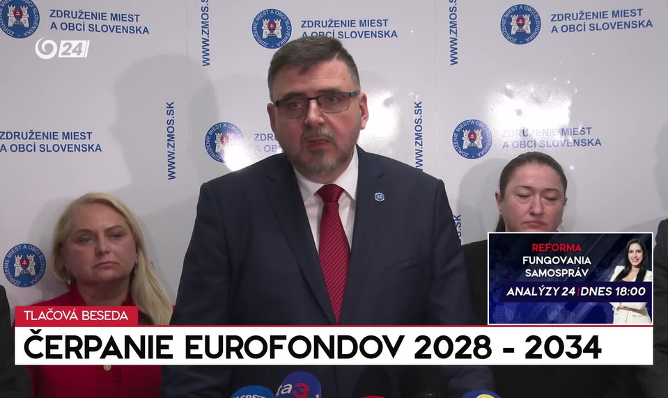 Tlačová beseda ZMOS k čerpaniu eurofondov 2028-2034
