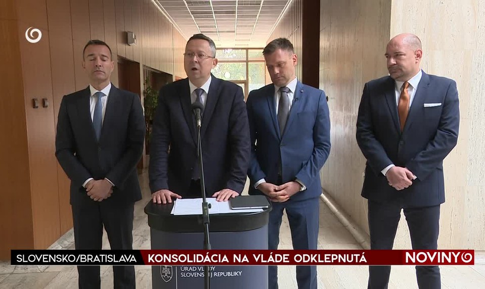 KONSOLIDÁCIA NA VLÁDE ODKLEPNUTÁ