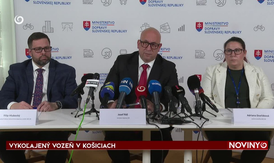 VYKOĽAJENÝ VOZEŇ V KOŠICIACH