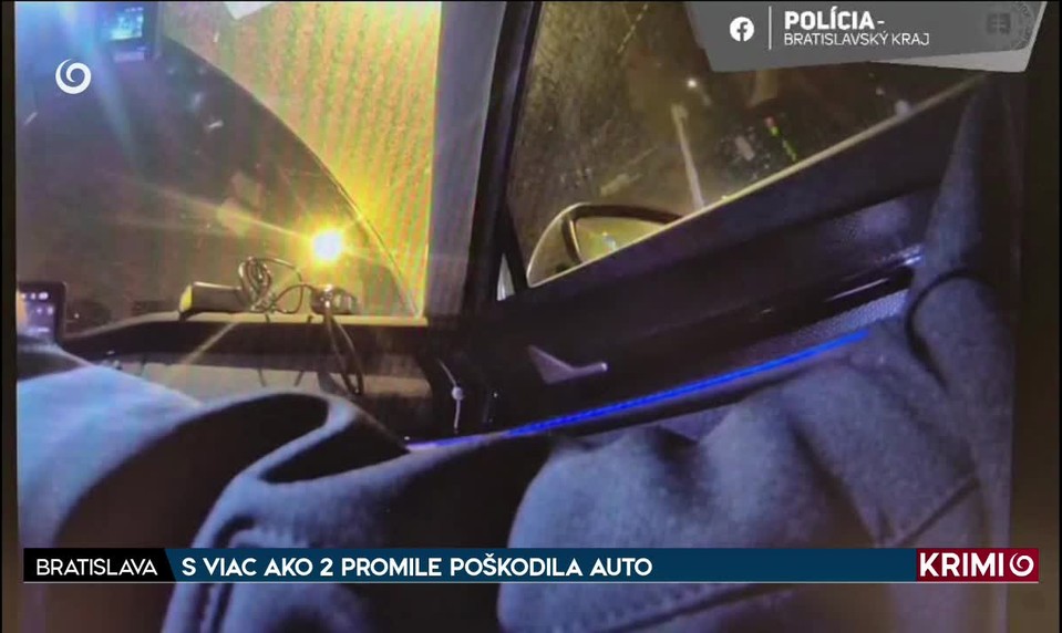 S VIAC AKO 2 PROMILE POŠKODILA AUTO