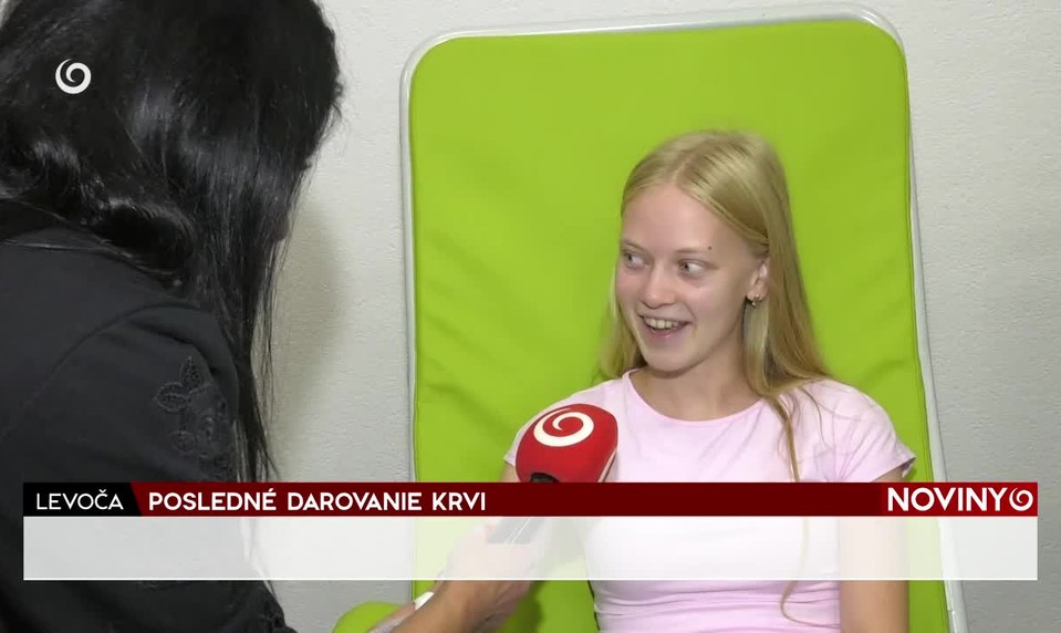POSLEDNÉ DAROVANIE KRVI