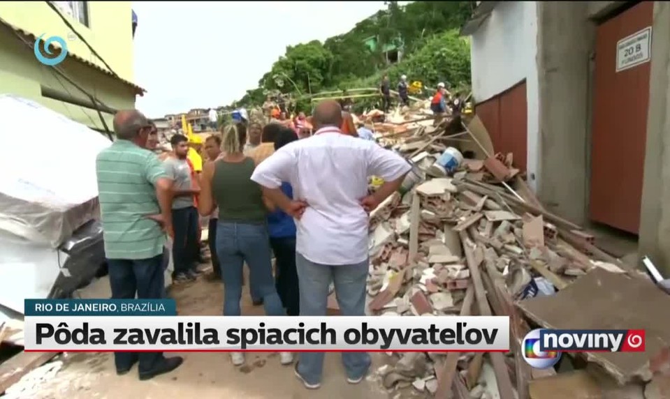 Pôda zavalila spiacich obyvateľov