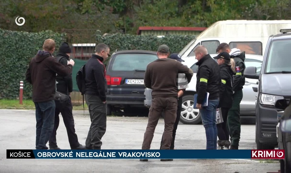 OBROVSKÉ NELEGÁLNE VRAKOVISKO