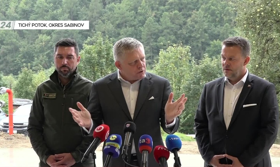 Tlačová beseda Roberta Fica o projekte vodnej nádrže