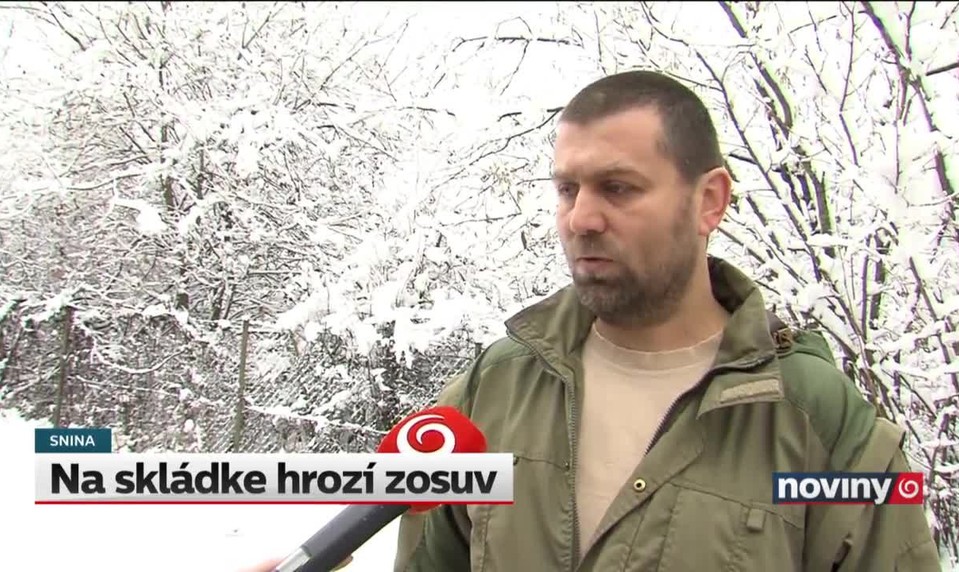 Na skládke hrozí zosuv