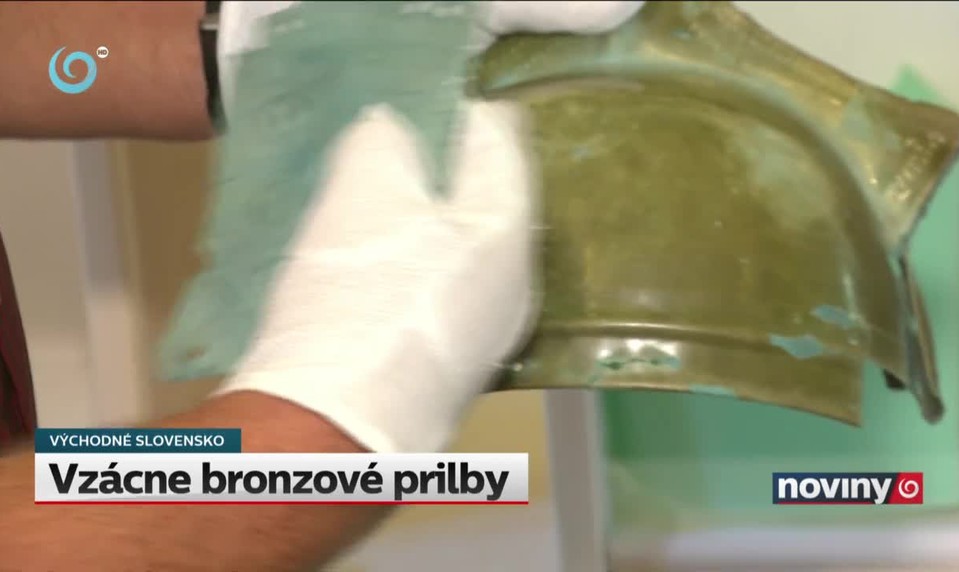 Vzácne bronzové prilby