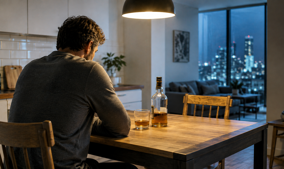Muži podľa novej štúdie reagujú na samotu alkoholom inak než ženy