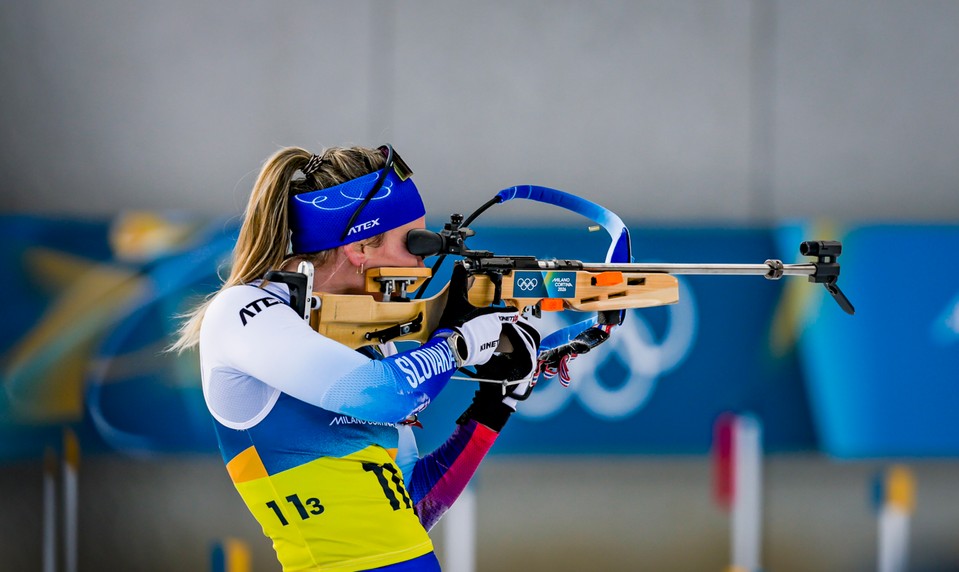 Slovenskí biatlonisti v miešanej štafete POSLEDNÍ