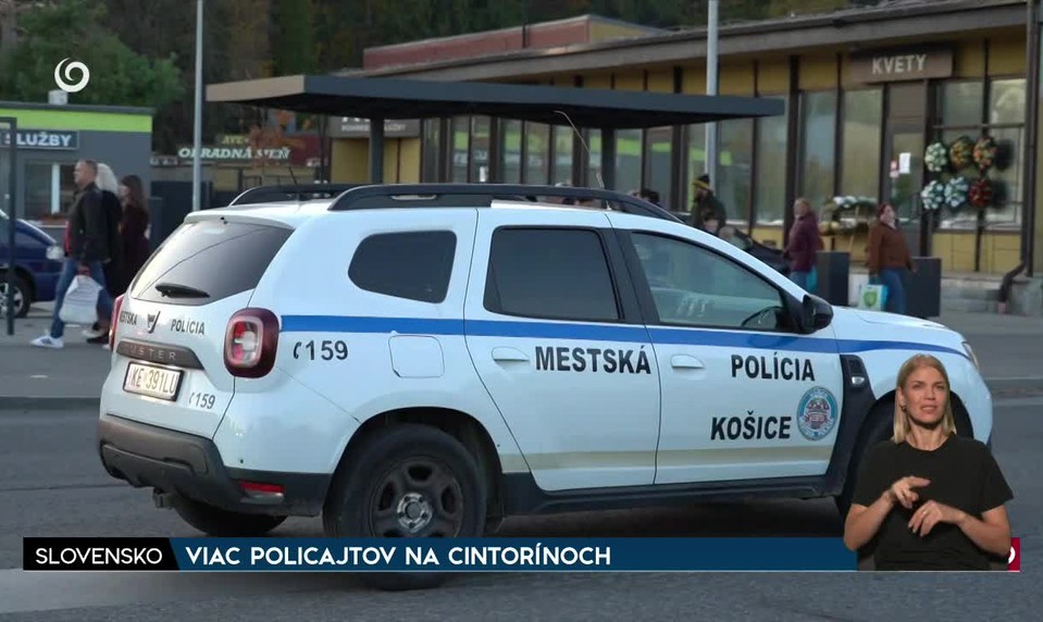 VIAC POLICAJTOV NA CINTORÍNOCH