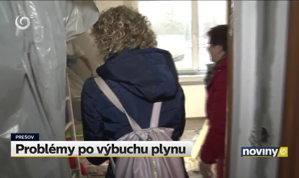 Problémy po výbuchu plynu