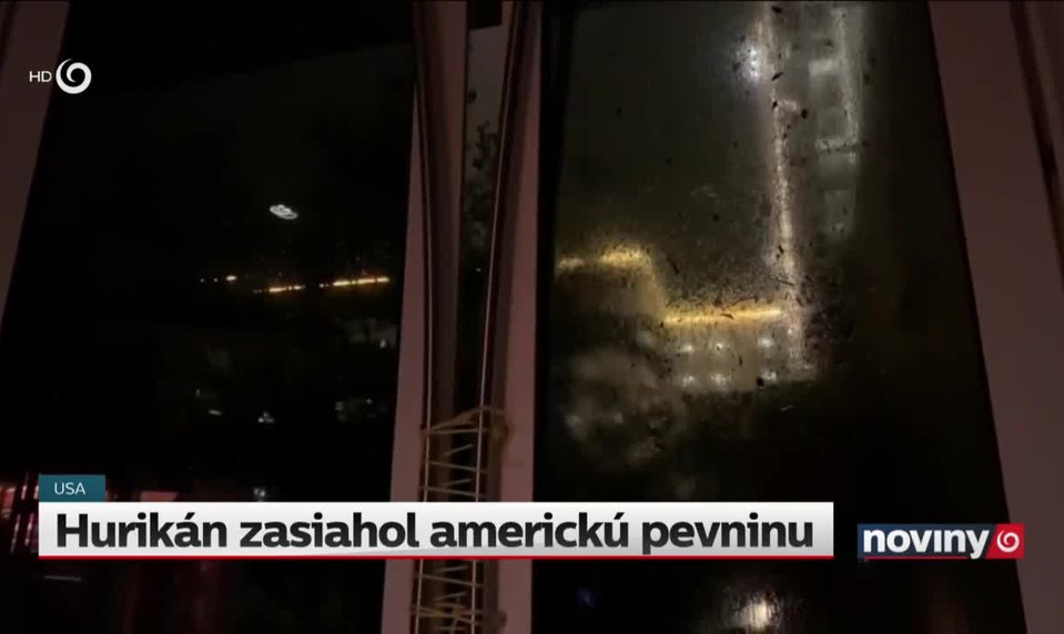 Hurikán zasiahol americkú pevninu