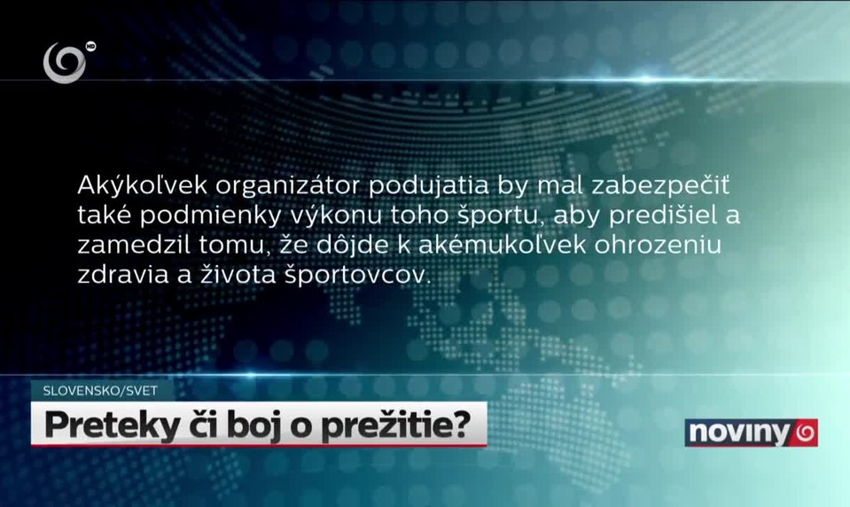 Preteky či boj o prežitie?