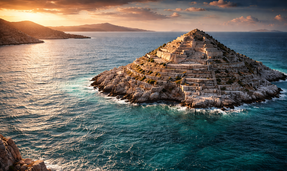 Pyramída vyrastajúca z mora nebola mýtus: Vedci ju otvorili