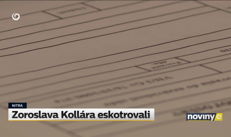 Zoroslava Kollára eskotrovali