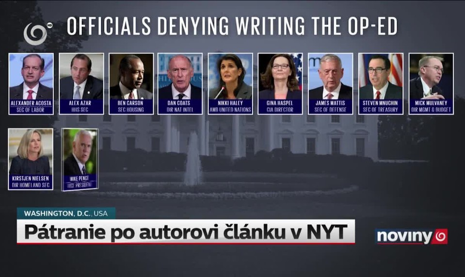 Pátranie po autorovi článku v NYT