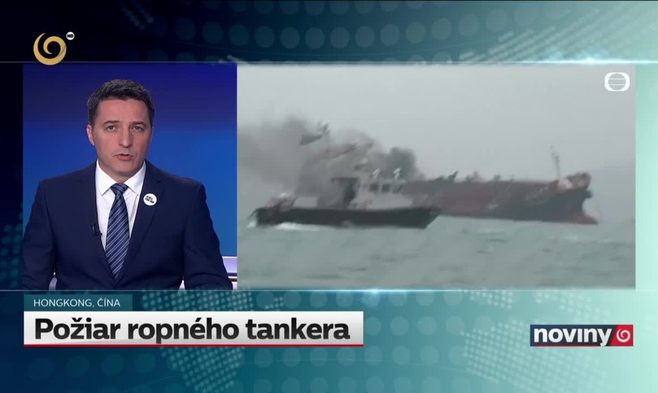 Požiar ropného tankera